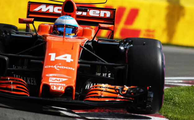 Circuit Gilles Villeneuve, Montreal, Canada. Friday 9 June 2017. Fernando Alonso, McLaren MCL32 Honda.