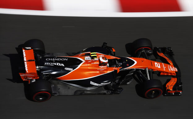 Baku City Circuit, Baku, Azerbaijan. Saturday 24 June 2017. Stoffel Vandoorne, McLaren MCL32 Honda.