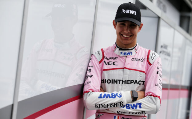 Esteban Ocon (FRA) Sahara Force India F1 Team. Azerbaijan Grand Prix, Thursday 22nd June 2017. Baku City Circuit, Azerbaijan.