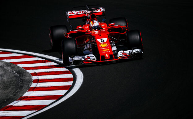 Sebastian Vettel, Ferrari SF70H at Hungary