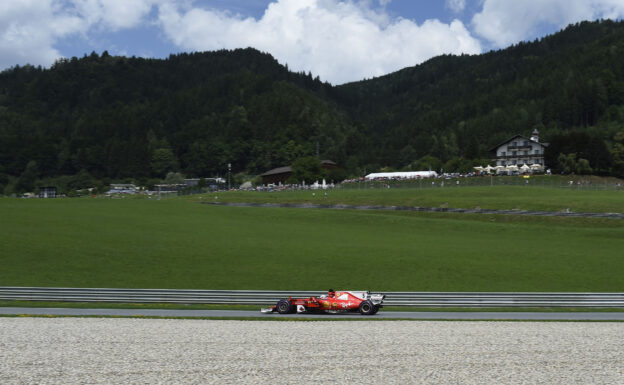 Sebastian Vettel, Ferrari SF70H, 2017 Austrian GP at Spielberg