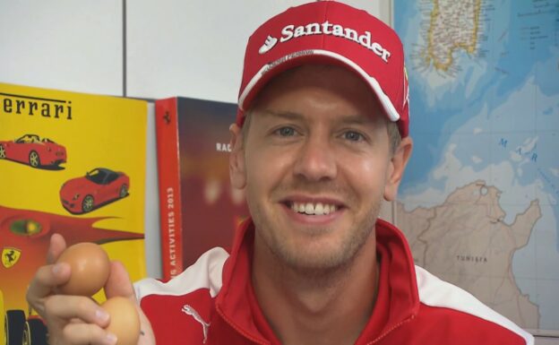 Time to celebrate - Sebastian Vettel