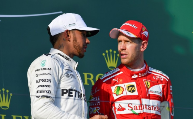 Lewis Hamilton & Sebastian Vettel