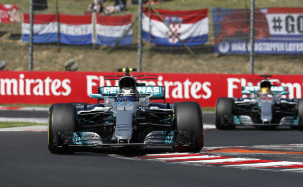 Formula One - Mercedes-AMG Petronas Motorsport, Hungarian GP 2017. Lewis Hamilton, Valtteri Bottas