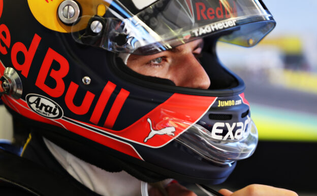 Max Verstappen of Red Bull Racing prepares to drive in the garage before the Formula One Grand Prix of Hungary at Hungaroring on July 30, 2017 in Budapest, Hungary.