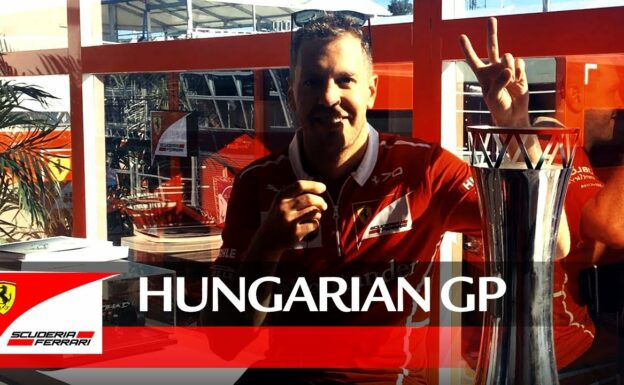 Hungarian Grand Prix - Seb’s words to the fans after the win