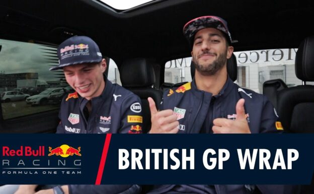 The Bulls wrap up the British Grand Prix as they leave Silverstone