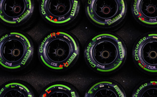 Pirelli tyres at Formula One World Championship, Rd12, Belgian Grand Prix, Preparations, Spa Francorchamps, Belgium, Thursday 24 August 2017.