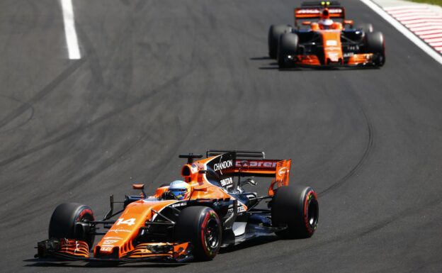 McLaren teammates at Belgian GP F1/2017