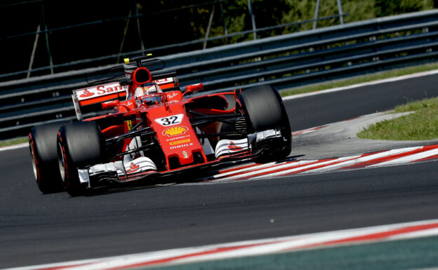 Charles Leclerc testing the SF70H on the Hungaroring (Aug '17)