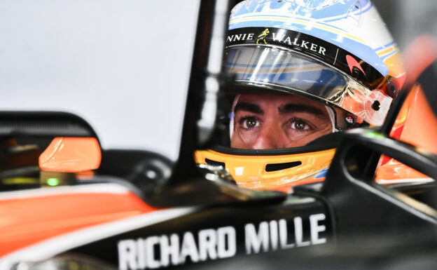 Silverstone, Northamptonshire, UK. Friday 4 March 2016. Fernando Alonso, McLaren. British Grand Prix Qualifying