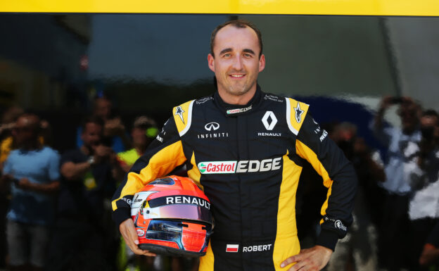 Robert Kubica (POL) Renault Sport F1 Team Test Driver. Formula One Testing. Tuesday 1st August 2017. Budapest, Hungary.