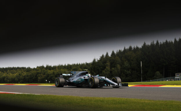 Valtteri Bottas Mercedes Belgian GP F1 2017