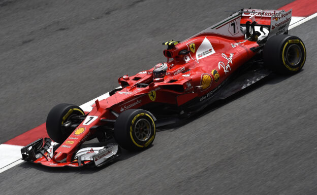 Kimi Raikkonen driving the SF70-H on Sepang, Malaysia (2017)