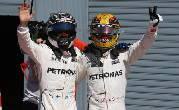 Formula One - Mercedes-AMG Petronas Motorsport, Italian GP 2017. Lewis Hamilton, Valtteri Bottas