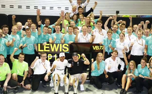 Formula One - Mercedes-AMG Petronas Motorsport, Singapore GP 2017. Lewis Hamilton, Valtteri Bottas