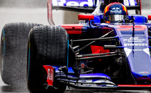 Daniil Kvyat Toro Rosso on track Monza Italian GP F1/2017