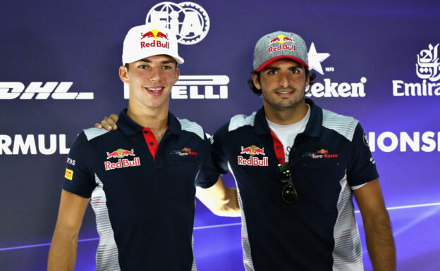 Pierre Gasly & Carlos Sainz Toro Rosso Malaysian GP F1/2017