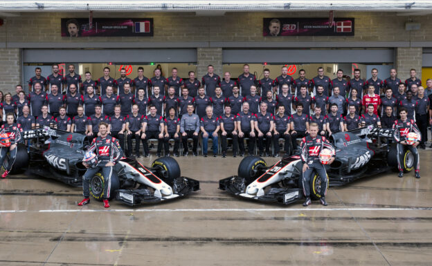 Haas team picture USGP F1/2017