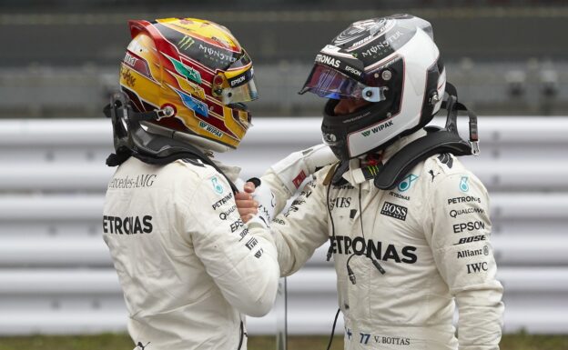 Lewis Hamilton & Valtteri Bottas, quali, Japanese GP 2017