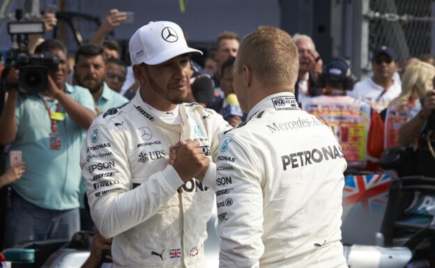 Formula One - Mercedes-AMG Petronas Motorsport, Mexico GP 2017. Lewis Hamilton, Valtteri Bottas