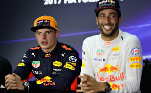 Max Verstappen & Daniel Ricciardo Red Bull Malaysian GP F1/2017