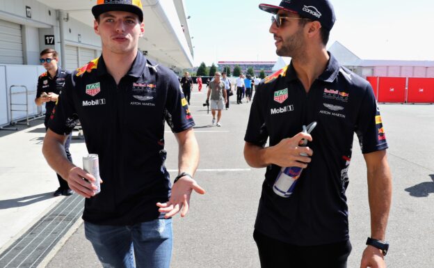 Max Verstappen & Daniel Ricciardo Red Bull Japanese GP F1/2017