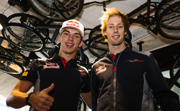 Pierre Gasly & Brendon Hartley Toro Rosso Mexico GP F1/2017