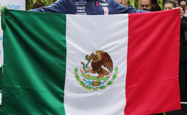 Sergio Perez (MEX) Sahara Force India F1 at an America Movil Press Conference. Mexican Grand Prix, Wednesday 25th October 2017. Mexico City, Mexico.