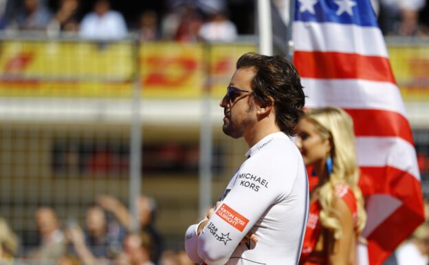 Circuit of the Americas, Austin, Texas, United States of America. Sunday 22 October 2017. Fernando Alonso, McLaren.