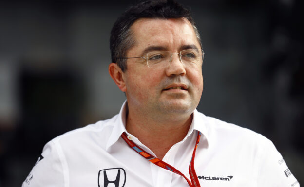 Sepang International Circuit, Sepang, Malaysia. Sunday 01 October 2017. Eric Boullier, Racing Director, McLaren.