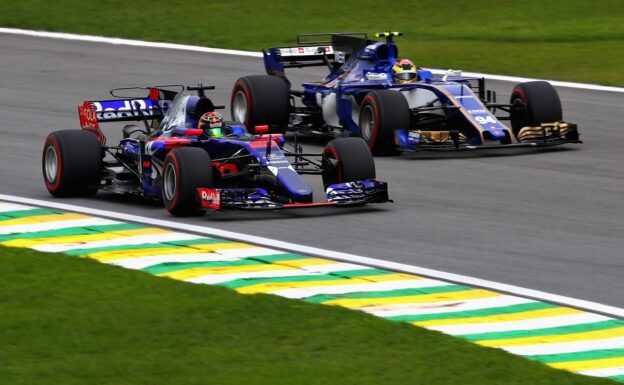 Brendon Hartley & Pierre Gasly Toro Rosso Brazilian GP F1/2017