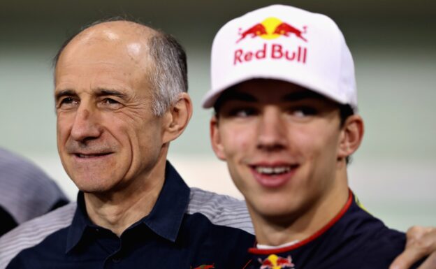 Franz Tost & Pierre Gasly of Scuderia Toro Rosso Abu Dhabi GP F1/2017