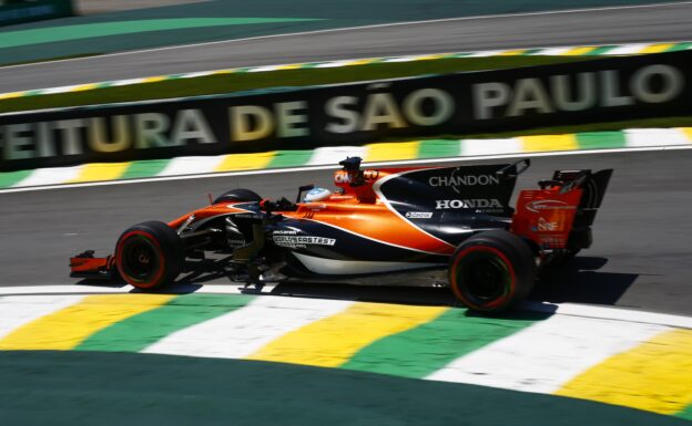 Interlagos, Sao Paulo, Brazil 2017. Fernando Alonso, McLaren MCL32 Honda.