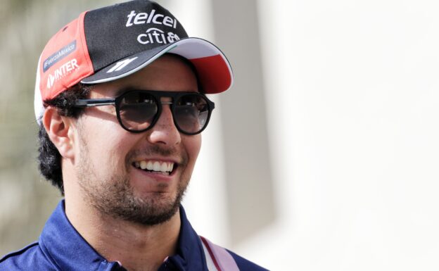 Sergio Perez (MEX) Sahara Force India F1. Abu Dhabi Grand Prix, Friday 24th November 2017. Yas Marina Circuit, Abu Dhabi, UAE.