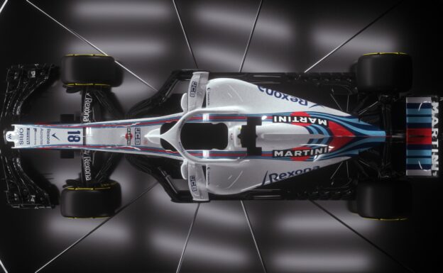 Williams FW41 top view. Credit: Williams F1