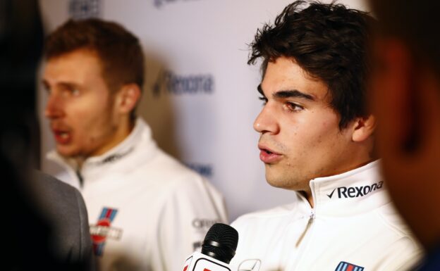 2018 Williams Season Launch. Lance Stroll, Speaks to the media