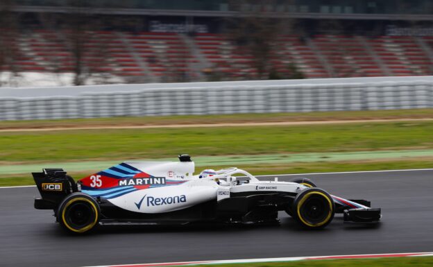 Sergey Sirotkin, Williams FW41 Circuit de Catalunya, Barcelona, Spain.