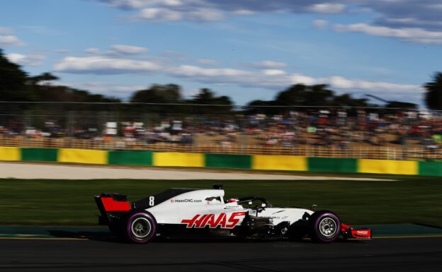 Romain Grosjean Haas VF-18 Albert Park, Melbourne, Australia 2018.