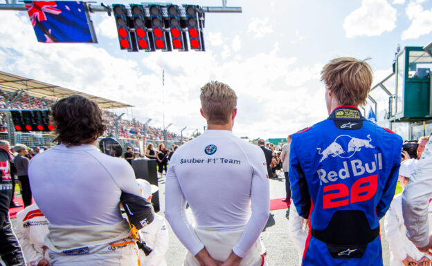 Brendon Hartley - Marcus Ericsson - Fernando Alonso Australian GP F1/2018