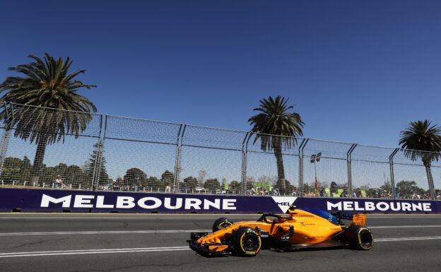 Albert Park, Melbourne, Australia. Friday 23 March 2018. Stoffel Vandoorne, McLaren MCL33 Renault.