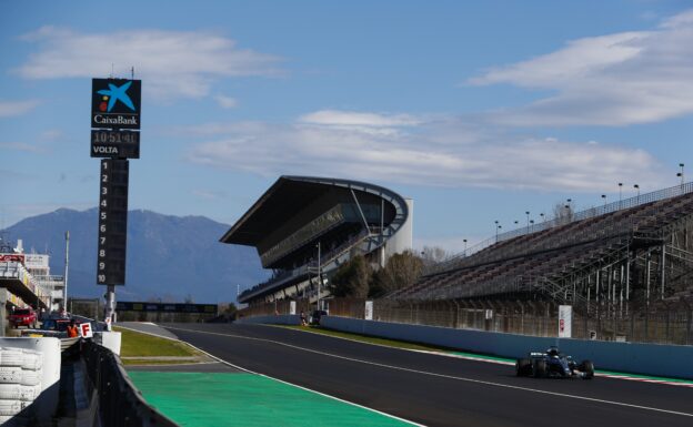 Circuit de Catalunya, Barcelona, Spain. Tuesday 06 March 2018. Valtteri Bottas, Mercedes AMG F1 W09.