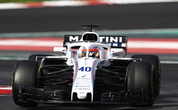 Circuit de Catalunya, Barcelona, Spain. Thursday 08 March 2018. Robert Kubica, Williams FW41 Mercedes.