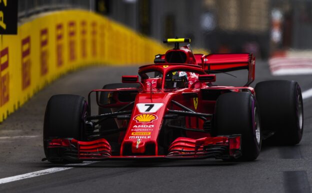 Kimi Raikkonen Ferrari SF71H 2018 Azerbaijan