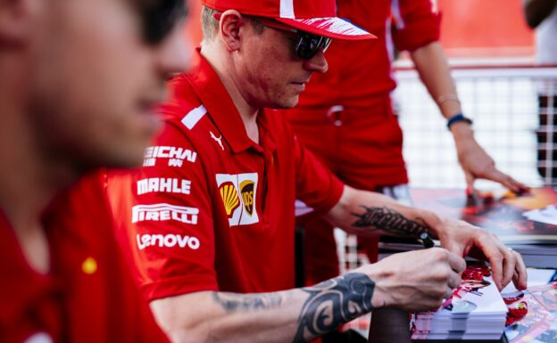 Kimi Raikkonen Ferrari Bahrain GP F1/2018