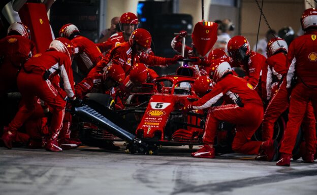 Sebastian Vettel Ferrari Bahrain GP F1/2018.