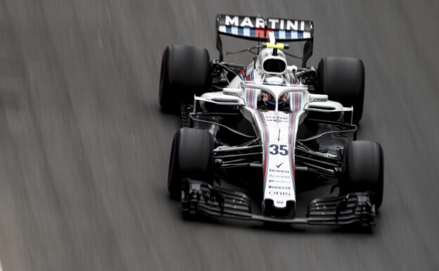 Baku City Circuit, Baku, Azerbaijan. Friday 27 April 2018. Sergey Sirotkin, Williams FW41 Mercedes.