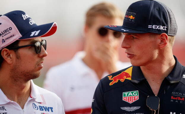 Sergio Perez & Max Verstappen Bahrain GP F1/2018