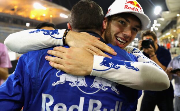 Pierre Gasly & Toro Rosso happy 4th place Bahrain GP F1/2018