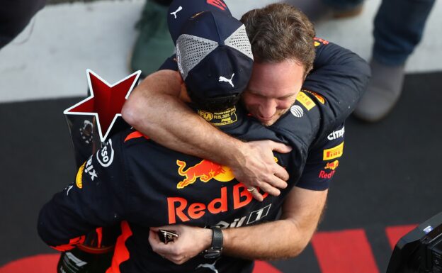 Daniel Ricciardo & Christian Horner Red Bull Chinese GP F1/2018